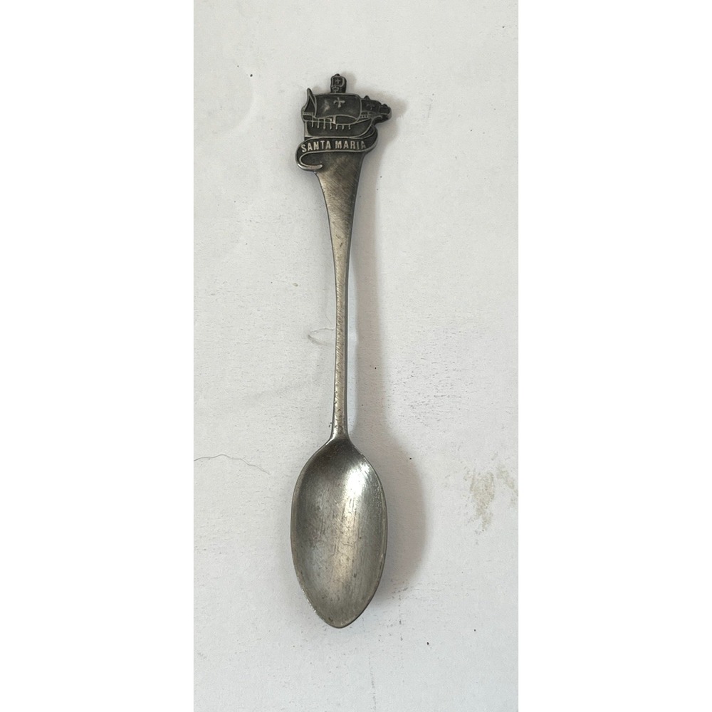 Vintage Santa‎ Maria 1492-1992 Columbus Souvenir Spoon Collectible